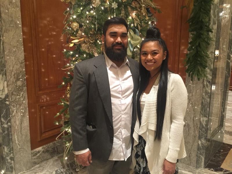 Ehren and Cristhel Stuber